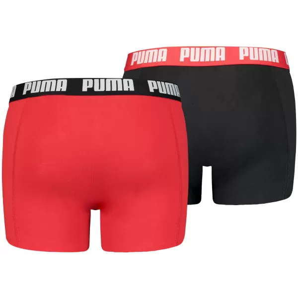  Moške boksarice PUMA BASIC BOXER 2P 90682309 RDEČA/ČRNA 