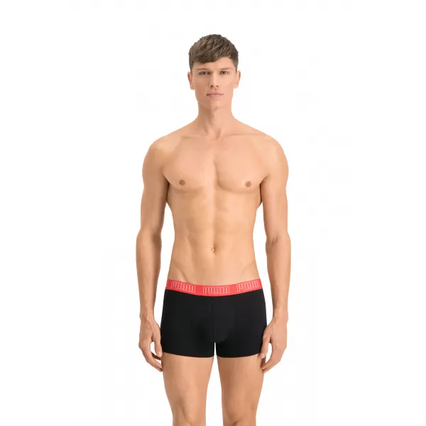  Moške boksarice PUMA BASIC TRUNK 2P 93501502 RDEČA/ČRNA 