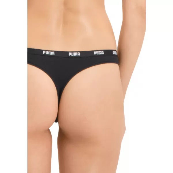  Ženske spodnjice PUMA STRING 3P PACK 90759002 ČRNA 