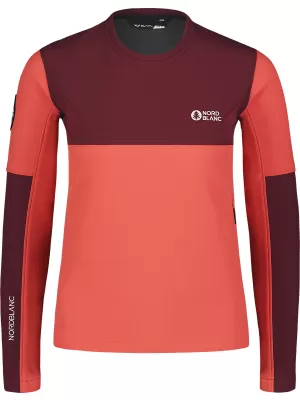 Ženska softshell jakna NORDBLANC COVE NBSSL7656 RDEČE KORALE