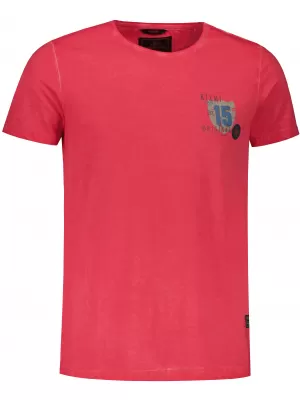 Moška majica s kratkimi rokavi KIXMI PHIL RDEČA