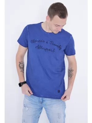 Moška majica s kratkimi rokavi ALTISPORT ANDREW MODRA
