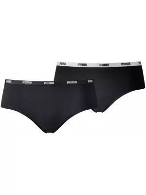 Ženske spodnjice PUMA WOMEN HIPSTER 2P PACK 90785203 ČRNA