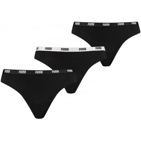  Ženske spodnjice PUMA STRING 3P PACK 90759002 ČRNA 