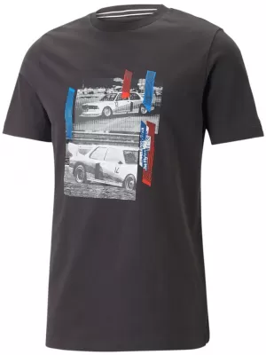 Moška majica s kratkimi rokavi PUMA BMW MMS CAR GRAPHIC TEE 538140-01 ČRNA