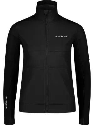 Ženska softshell jakna NORDBLANC FJORD NBSSL7657 ČRNA
