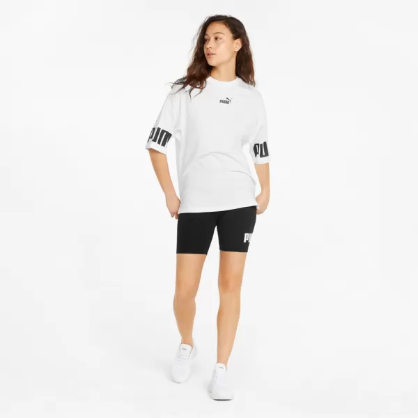 Ženske pajkice PUMA ESS 7 LOGO SHORT LEGGINGS 848347-01 ČRNA 