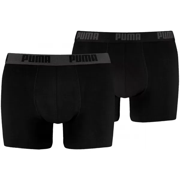  Moške boksarice PUMA BASIC BOXER 2P 88886958 ČRNA/ČRNA 