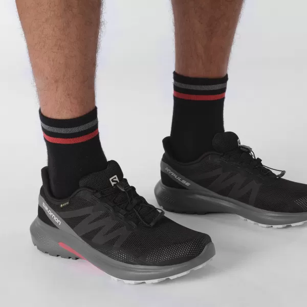  Moški čevlji SALOMON HYPULSE GORE-TEX L41595900 ČRNA/TIHA SENCA/LUNARNA SKALA 