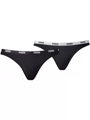 Ženske spodnjice PUMA WOMEN BIKINI 2P PACK 90785103 ČRNA
