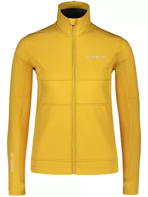 Ženska softshell jakna NORDBLANC FJORD NBSSL7657 JANTAR