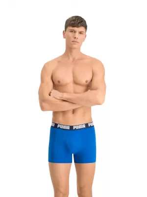 Moške boksarice PUMA BASIC BOXER 2P 88886960 PRAVA MODRA