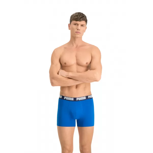  Moške boksarice PUMA BASIC BOXER 2P 88886960 PRAVA MODRA 