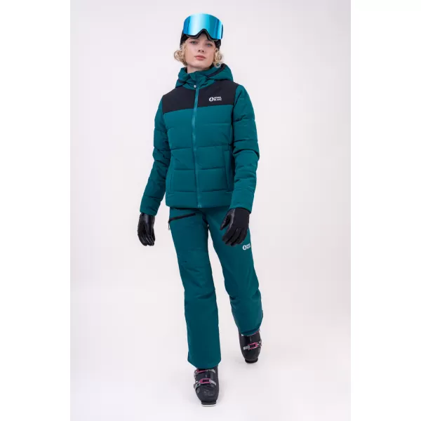  Ženske smučarske hlače NORDBLANC SNOWBALL NBWP7769 ZELENA 