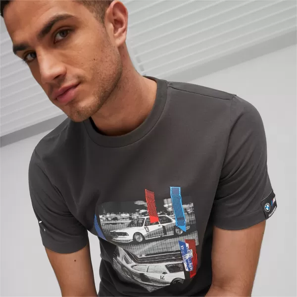  Moška majica s kratkimi rokavi PUMA BMW MMS CAR GRAPHIC TEE 538140-01 ČRNA 