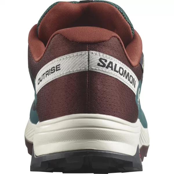  Moški čevlji SALOMON OUTRISE GORE-TEX L47142100 PONDEROSA BOR/GRENKA ČOKOLADA/VANILJEV LED 