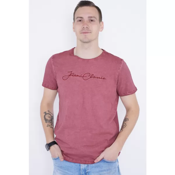  Moška majica s kratkimi rokavi KIXMI PATRIC BORDO 