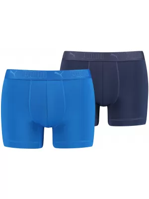 Moške boksarice PUMA SPORT MICROFIBER BOXER 2P 93552002 MODRA KOMBINACIJA