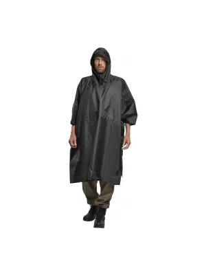 Poncho dežni plašč BRANDIT RIPSTOP BD3169 ČRN