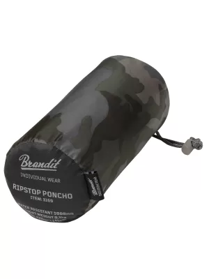 Poncho dežni plašč BRANDIT RIPSTOP BD3169 TEMNA KAMUFLAŽA