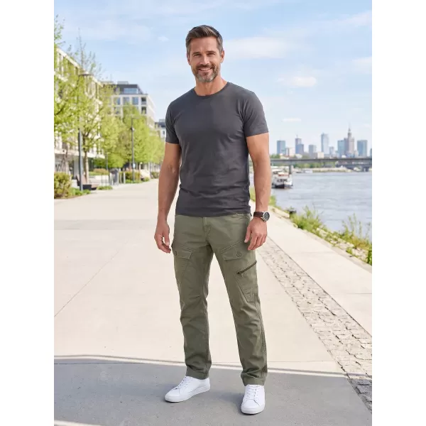  Hlače BRANDIT ADVEN SLIM FIT OLJK 