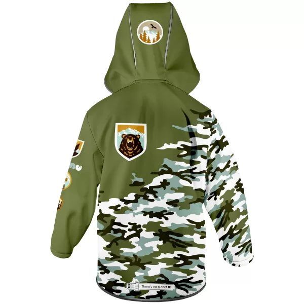  Otroška softshell jakna WAMU MASKÁČ KAKI 