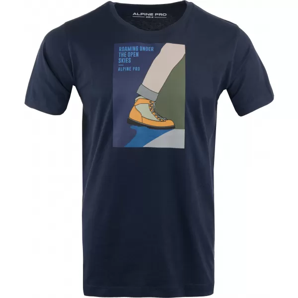  Srajca ALPINE PRO KADES MTSA863 TEMNO MODRA 