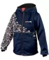 Otroška izolirana softshell jakna WAMU LIŠKY TEMNO MODRA