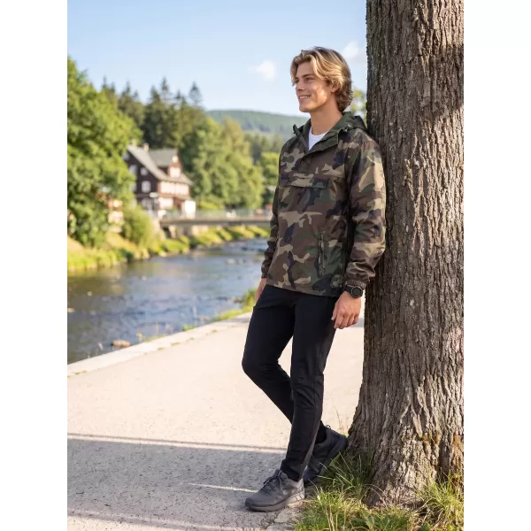  Moška jakna BRANDIT ČEZ GLAVO BD3162 WOODLAND Brandit1 