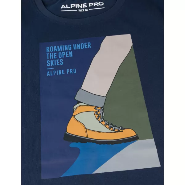  Srajca ALPINE PRO KADES MTSA863 TEMNO MODRA 