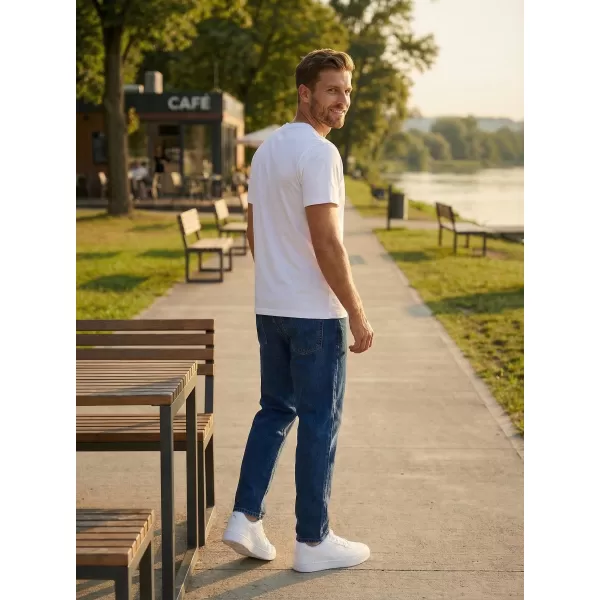  Moška majica s kratkimi rokavi SAM 73 FENAKLID MT 820 BELA 