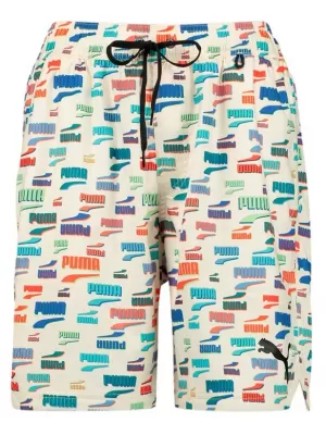 Moške kratke hlače PUMA SWIM UNISEX LOOSE FIT SHORTS 1P 938055-02 BELA