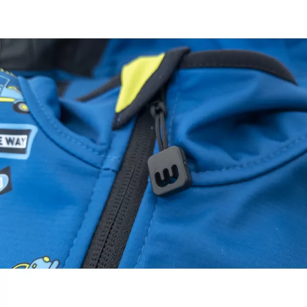  Otroška softshell jakna WAMU BAGR MODRA 