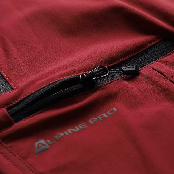  Hlače ALPINE PRO SPAN MPAA631 RDEČA 