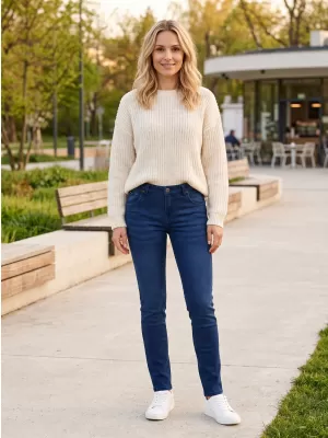 Ženske hlače SAM 73 ANDROMEDIA WK 788 TEMEN DENIM