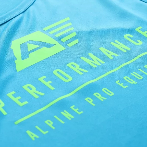  Tank Top ALPINE PRO MIXED MTSA829 MODRO 