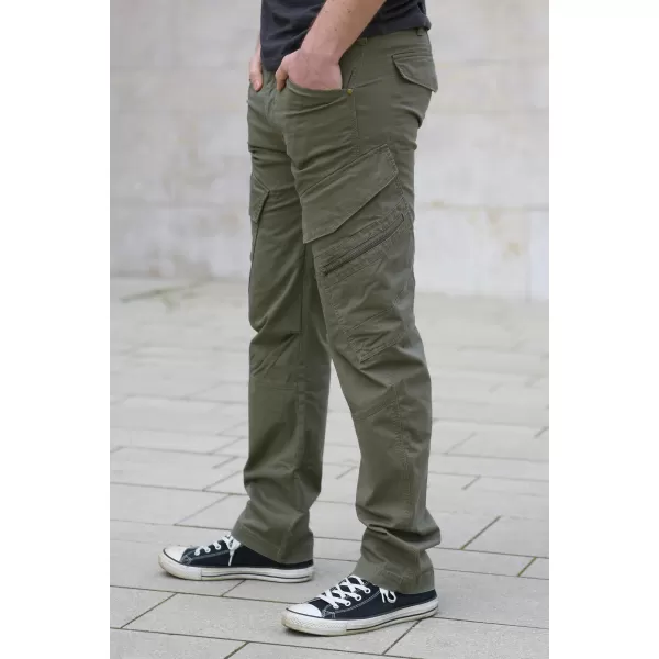  Hlače BRANDIT ADVEN SLIM FIT OLJK 