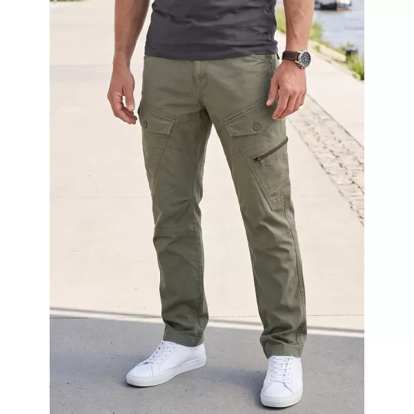  Hlače BRANDIT ADVEN SLIM FIT OLJK 