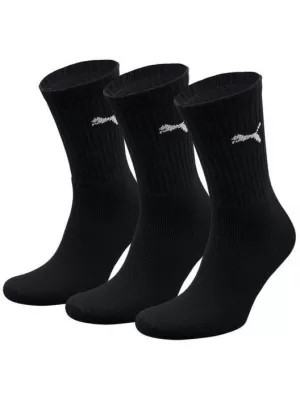 Nogavice PUMA CREW SOCK 3P 88035501 ČRNA
