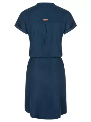 Obleka LOAP NELLA CLW2392 TEMNO MODRA