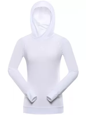 Damske trenirke ALPINE PRO LIGHTA LSWA381 BELA