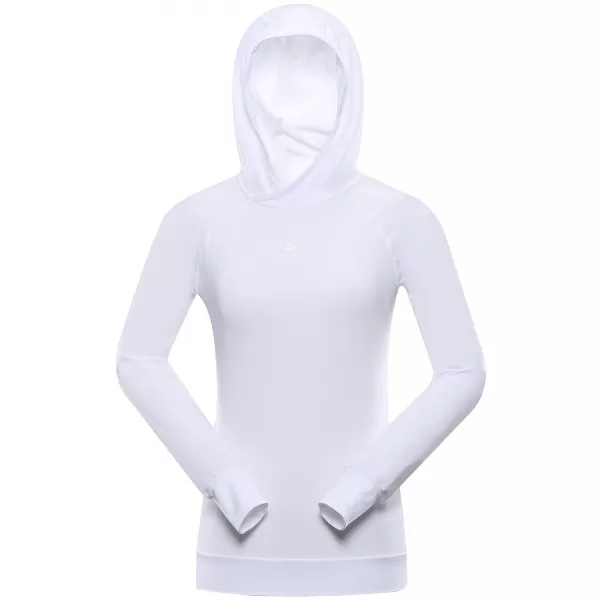  Damske trenirke ALPINE PRO LIGHTA LSWA381 BELA 