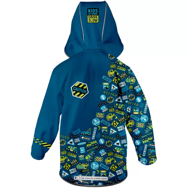  Otroška softshell jakna WAMU BAGR MODRA 