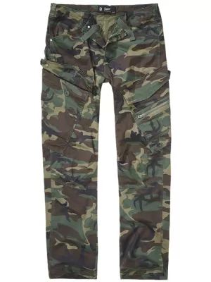 Hlače BRANDIT ADVEN SLIM FIT GOZD