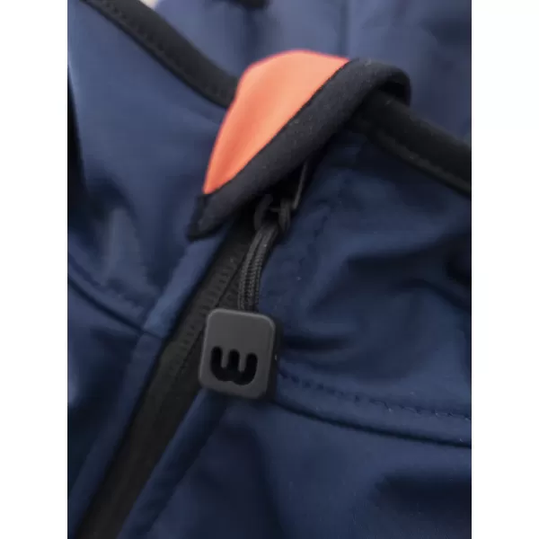  Otroška izolirana softshell jakna WAMU LIŠKY TEMNO MODRA 