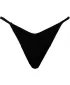 Kopalke PUMA SWIM WOMEN RIBBED TANGA 1P 938068-01 ČRNA