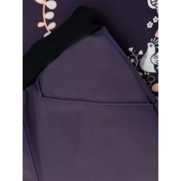  Izolirane otroške softshell hlače WAMU SOVA VIJOLIČNA 