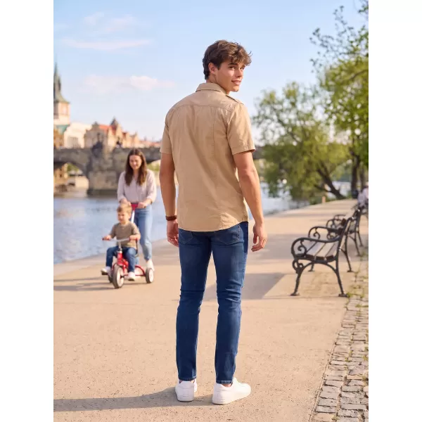  Srajca BRANDIT VINTAGE KRÁTKÝ RUKÁV BD4024 PEŠČENA 