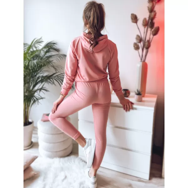  Tralna obleka DSTREET AY0808 ROZA 