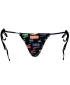 Kopalke PUMA SWIM WOMEN SIDE TIE TANGA STRING 1P 938066-01 ČRNA